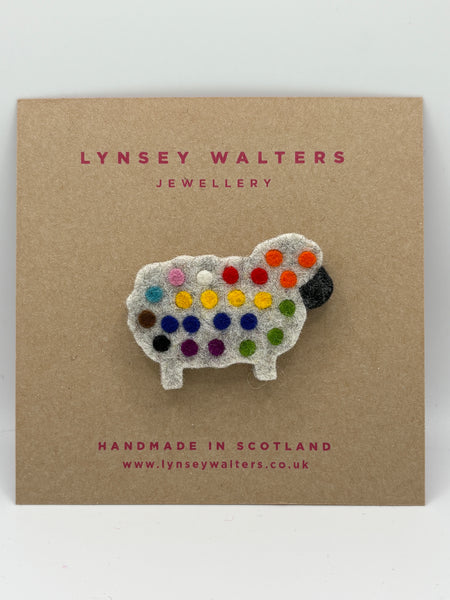 Cosy Wee Sheep Brooch  - GSOY Edition