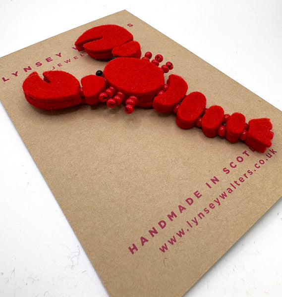 Lobster Brooch