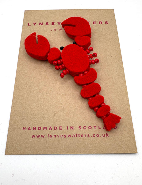 Lobster Brooch
