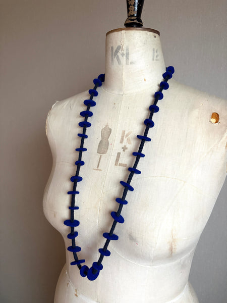 Jean Necklace for Knits - Cobalt & Navy