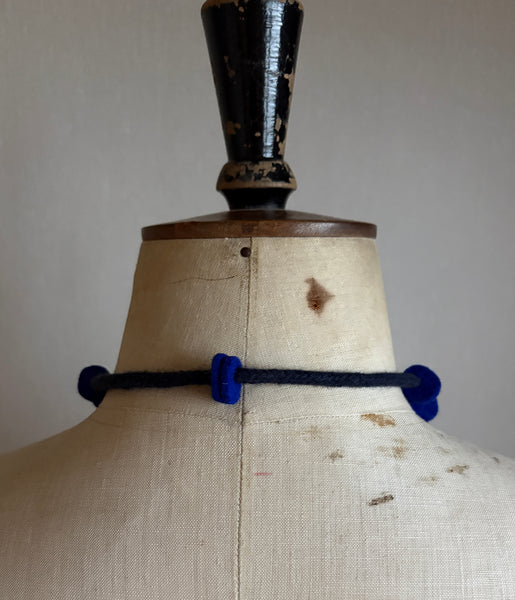 Jean Necklace for Knits - Cobalt & Navy