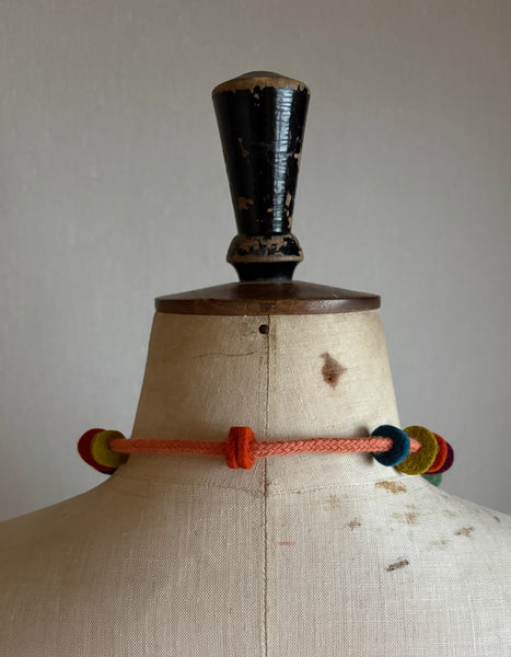 Jean Necklace for Knits - Soft Multi Colour