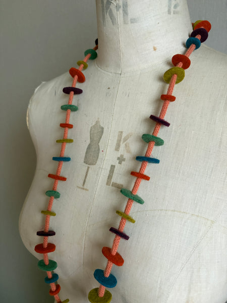 Jean Necklace for Knits - Soft Multi Colour