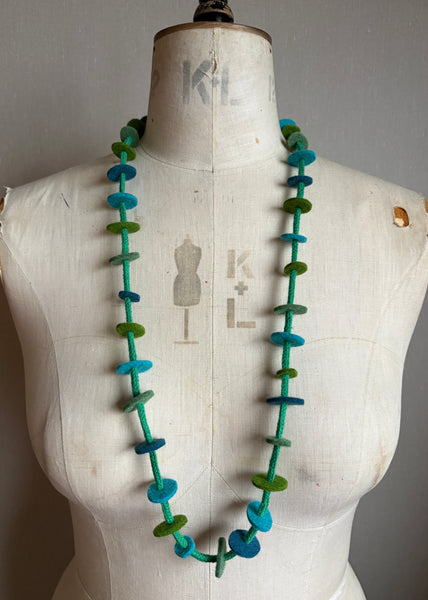 Jean Necklace for Knits - Iona & Green Seas
