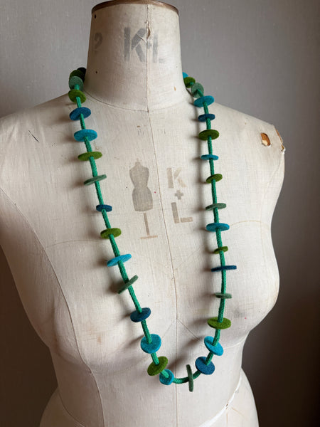 Jean Necklace for Knits - Iona & Green Seas