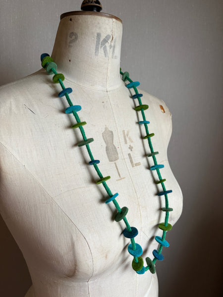 Jean Necklace for Knits - Iona & Green Seas
