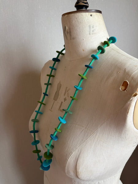 Jean Necklace for Knits - Iona & Green Seas