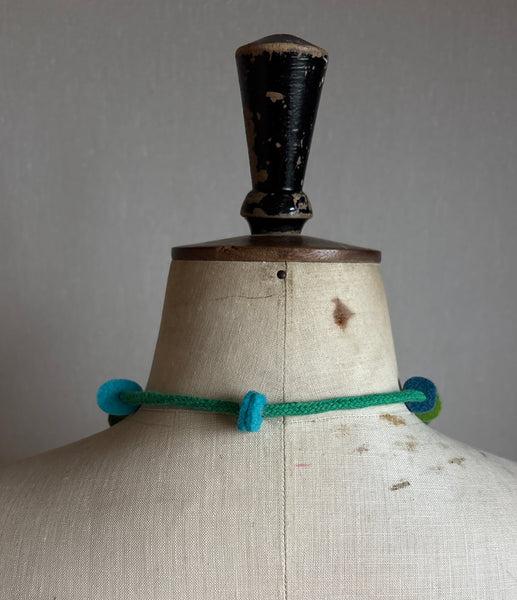 Jean Necklace for Knits - Iona & Green Seas