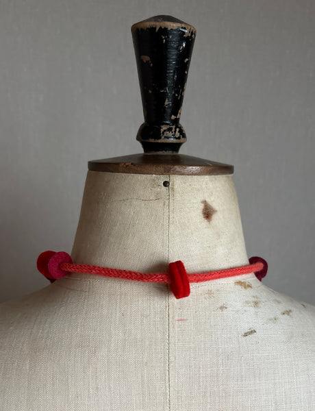 Jean Necklace for Knits - Reds