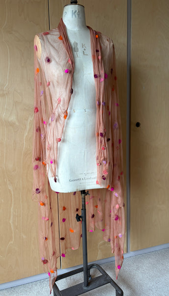 Silk Tulle Scarf - Large Square