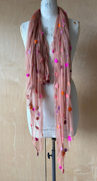 Silk Tulle Scarf - Large Square