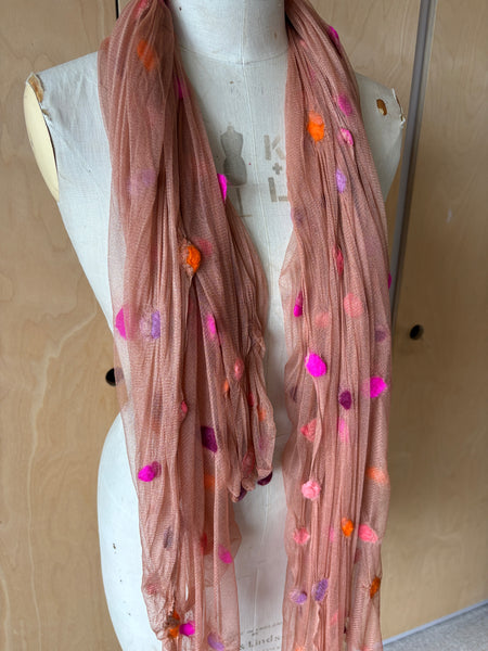 Silk Tulle Scarf - Large Square