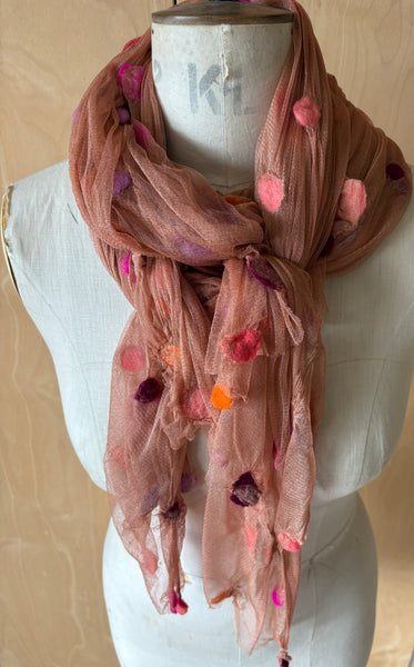 Silk Tulle Scarf - Large Square