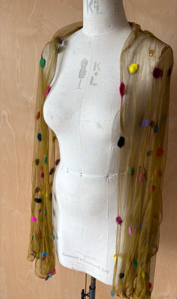 Silk Tulle Scarf - Large Long