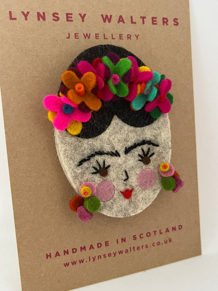 Frida Brooch - large