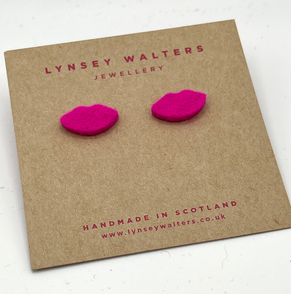 Tiny lip studs - Pink