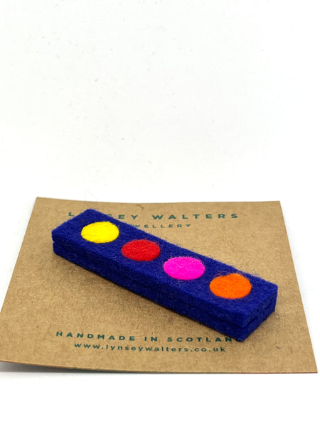 Dotty Stick Pin - Blue