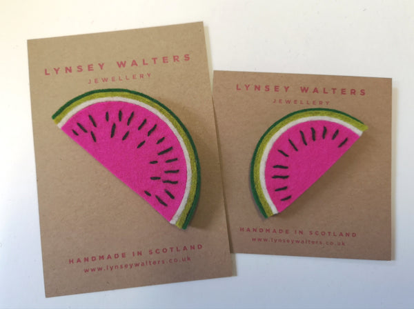 Watermelon Brooch