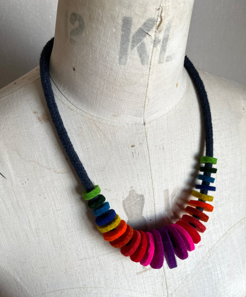 Miley Necklace - Rainbow Multi colour